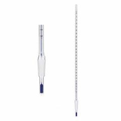CHEMGLASS Thermometer: -10°C to 250°C, Partial Immersion, 25 mm Immersion Dp, Celsius (MPN CG-3506-N-12). Key specifications — attr1275416: CHEMGLASS; attr1280797: Celsius.