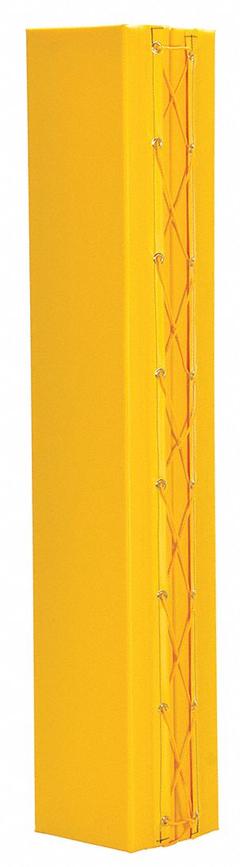 APPROVED VENDOR Column Protector: 10 in, 10 in, 10 in, 10 in, Square, 10 in Compatible Column Dia (MPN V-PAD-S-610-Y). Key specifications — Color: Yellow; Maximum Compatible Column Length: 10 in; Minimum Compatible Column Length: 10 in; Brand: APPROVED VENDOR; Material: Vinyl.