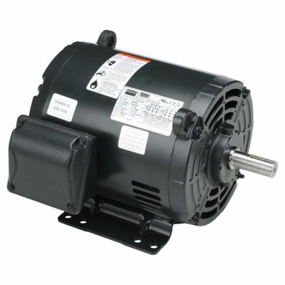 Dayton General Purpose Motor: Rigid Base Mount, Open Drip Proof, 2 hp, 230/460V AC - Rigid Base 3-Phase General Purpose AC Motors