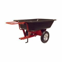 MILWAUKEE Dump Cart: 2 Wheels, 10 cu ft Cubic Foot Capacity, 650 lb Load Capacity, Poly Container (MPN LCP1000PPM). Key specifications — Container Material: Poly; Brand: MILWAUKEE.
