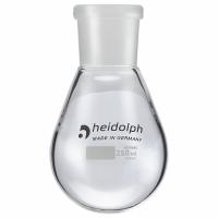 HEIDOLPH Rotary Evaporator Glassware: 250 mL, Colorless, Round, 24/40 Compatible with Stopper Size (MPN 036302310). Key specifications — Shape: Round; Body Color: Colorless; Brand: HEIDOLPH; Compatible with Stopper Size: 24/40.