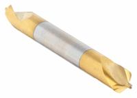 KEO Center Drill: Plain Type, #5/0, 82°, 1 1/4 in Overall Lg, TiN Coated High Speed Steel (MPN 906-000-045). Key specifications — Brand: KEO; End Type: Double End.