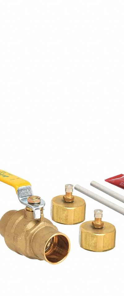 JOMAR VALVE Emergency Shut-Off Valve: Brass - Emergency Shutoff Devices