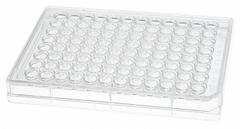 CELLTREAT Well Plate: Sterile, 96 Wells, 0.3 mL, RNase/DNase Free, Tissue Culture Treated, Round (MPN 229590). Key specifications — Brand: CELLTREAT; Body Color: Colorless; RNase/DNase Free: Yes; Well Shape: Round; Material: Polystyrene.