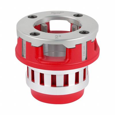 MILWAUKEE Pipe Threading Die Head: 12R, For 2 in Pipe, NPT, High Speed Steel - Die Heads for Handheld Pipe Threaders