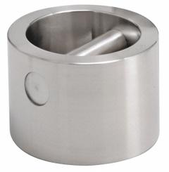 RICE LAKE WEIGHING SYSTEMS Calibration Weight: 25 kg Nominal Mass, Grip Handle Calibration Wt, 4 (MPN 13319). Key specifications — Brand: RICE LAKE WEIGHING SYSTEMS; Calibration Weight Material: Stainless Steel.
