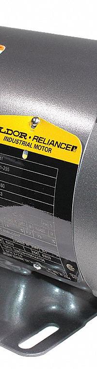 BALDOR General Purpose Motor: Rigid Base Mount, Totally Enclosed Fan Cooled, 3/4 hp, 230/460V AC (MPN M3541). Key specifications — Brand: BALDOR; Nameplate Voltage @ 60 Hz: 230/460V AC; Full Load Current @ 60 Hz: 2.6/1.3 A; Nameplate RPM @ 60 Hz: 3,450 RPM; Motor Enclosure: TEFC.