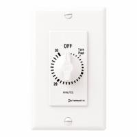 INTERMATIC Spring-Wound Timer: 30 min Max, SPST, 277V AC, No Wall Plate Included, White (MPN FD30MWC). Key specifications — Brand: INTERMATIC; Includes Hold: No Hold Included.