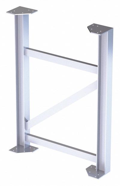 TRI-ARC Platform Support Leg: 3.8 ft Overall Ht, 30 in Overall Wd - Platform Support Legs
