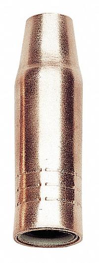 LINCOLN ELECTRIC Gas Nozzle: 5/8 in, Conical, Flush (MPN KP23-62F). Key specifications — Manufacturer Part Number: KP23-62F; Nozzle to Tip Relationship: Flush; For Contact Tip Series: Magnum 400A; Brand: LINCOLN ELECTRIC.