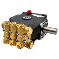 A.R. NORTH AMERICA Pump: 3.5 gpm Max. Flow Rate, 1,750 RPM Max. Motor Speed, Horizontal Gas Engine (MPN RCA35G25N-PKG). Key specifications — Brand: A.R. NORTH AMERICA; Discharge Connection Type: NPT; Intake Connection Type: FNPT; Lubrication: Oil Bath; Power Source: Solid Shaft; Shaft Type: Solid; Flange Type: Horizontal Gas Engine; Piston Design: Triplex.