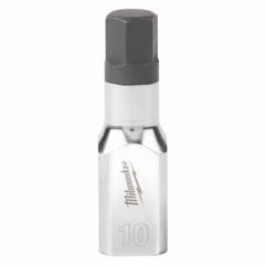 MILWAUKEE Socket: 3/8 in Drive Size, Hex Tip, 10 mm Tip Size, 2 in Overall Lg, Metric (MPN 45-34-1056). Key specifications — attr1204767: MILWAUKEE.