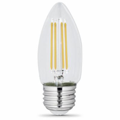 FEIT ELECTRIC Compact LED Bulb: Medium Screw (E26), LED, (B) Bullet, B10, 5.5 W Watt - Medium Screw Base (E26) Lamps
