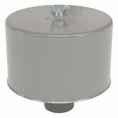 SOLBERG Filter Silencer: 2 1/2 in Inlet Size, 195 scfm, 7.5 in Overall Ht - Air Compressor Intake Filters & Silencers