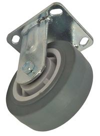 DAYTON Rigid Caster: 500 lb Load Capacity, 5 in Overall Lg, 5 in Overall Wd, Polyolefin/Steel, Gray (MPN MH13X47102G). Key specifications — Material: Steel; Compatible Grainger Part Number: 13X474; Color: Gray; Brand: DAYTON; Manufacturer Part Number: MH13X47102G.