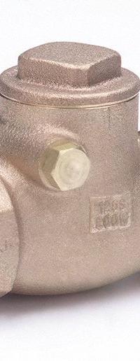 MILWAUKEE VALVE Swing Check Valve: Swing, Inline Valve Body, 1 in Pipe Size, FNPT x FNPT, Bronze (MPN 509 1). Key specifications — Brand: MILWAUKEE VALVE.