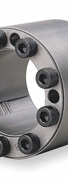 TSUBAKI Keyless Bushing: For 1 3/8 in Shaft Dia, 2 23/64 in OD, 0.773 in Wd, Carbon Steel (MPN PL1F). Key specifications — System of Measurement: Inch; Keyless Bushing Type: Multi-Screw Locking Assembly; Flange Type: None; Brand: TSUBAKI.