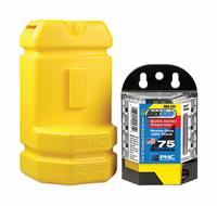 PACIFIC HANDY CUTTER, INC Blade Dispenser Kit: Blade Bank, Approximately (750) Utility Blades (MPN BB5324KIT). Key specifications — attr307480: Yellow; attr307478: Plastic; attr307477: Approximately (750) Utility Blades; attr307479: Pallet Rack; attr307476: Blade Bank; attr324880: PACIFIC HANDY CUTTER, INC.