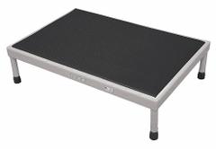 COTTERMAN Work Platform: 14 in Platform Ht - Max, 19 in Platform Wd, 24 in Platform Dp, Adj Ht (MPN 1SAWP1924A8 A9-14 B1 P1). Key specifications — Brand: COTTERMAN; Color: Silver; Tread Type: Antifatigue Mat.
