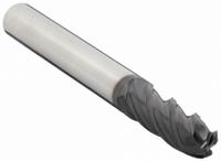 OSG Ball End Mill: Carbide, TiAlN Coated, 4 Flute, 5 mm Mill Dia, 16 mm LOC, 51 mm OAL (MPN HP441-1968-BN)