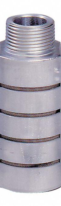 ARROW PNEUMATICS Male Alum Pneumatic Silencer,1/2": 1/2 in NPT, 1 in Hex Size, Stainless Steel (MPN ASQF-4M). Key specifications — attr124412: ARROW PNEUMATICS; attr124418: Aluminum; attr124422: Stainless Steel.
