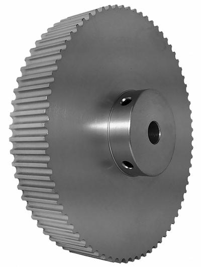 Dayton Timing Pulley: Modified Curvilinear, Fixed, For GT Timing Belt Section - GT Section Fixed-Bore Timing Pulleys with Hub