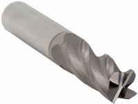 APPROVED VENDOR Square End Mill: Carbide, TiCN Coated, 4 Flute, 9/16" Mill Dia, 1-1/4" LOC (MPN 206-001212)
