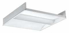 COLUMBIA LIGHTING Recessed Troffer: 2 ft Lg, 2 ft Wd, 4,466 lm, 4000K, 39 W, 120 to 277V AC (MPN LCAT22-40VLG-EDU). Key specifications — attr1261884: 120 to 277V AC; attr1261878: COLUMBIA LIGHTING; attr1261883: U-Bend T8; attr1261870: 4000K; attr1261880: Yes.