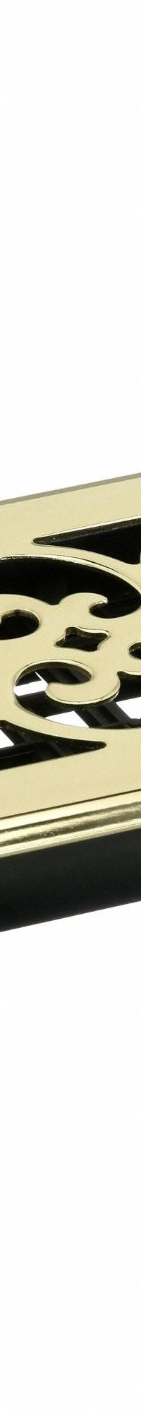 Floor Register: Floor, 9 1/2 in H, 5 1/2 in W, Decorative, Bright, Brass, Steel Grille, One-Way (MPN SPH408). Key specifications — Adjustable Blades: No; Brand: DECOR GRATES; Airflow Directions: One-Way; Grille Color: Brass.