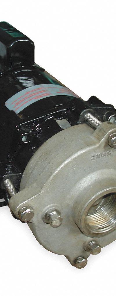 DAYTON Centrifugal Pump: 1/2 hp - 1/4 to 3/4 HP Straight Centrifugal Pumps
