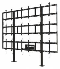 PEERLESS TV Wall Mount: Wall, For 46 in to 55 in Screens, Max. 264 lb, Fixed, Powder Coated, Black (MPN DS-S555-3X3). Key specifications — Manufacturer Part Number: DS-S555-3X3; Finish: Powder Coated; Includes: Display Adaptors; Includes Mounting Hardware: Yes; Material: Steel; Mounting Location: Wall; Brand: PEERLESS; Color: Black.