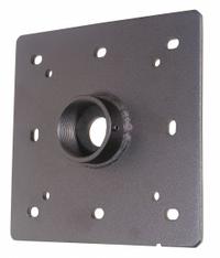 VIDEO MOUNT PRODUCTS Ceiling Plate: Ceiling, Max. 250 lb, Fixed, Powder Coated, Black, CP2. Key specifications — Manufacturer Part Number: CP2; Finish: Powder Coated; Material: Steel; Mounting Location: Ceiling; Brand: VIDEO MOUNT PRODUCTS; Color: Black.