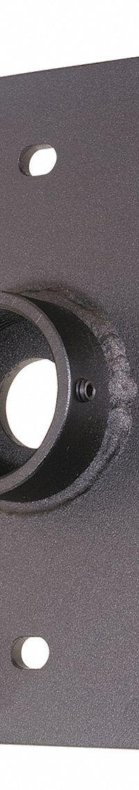 VIDEO MOUNT PRODUCTS Ceiling Plate: Ceiling, Max. 250 lb, Fixed, Powder Coated, Black, CP2. Key specifications — Manufacturer Part Number: CP2; Finish: Powder Coated; Material: Steel; Mounting Location: Ceiling; Brand: VIDEO MOUNT PRODUCTS; Color: Black.