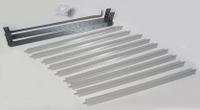 DAYTON Hydronic Unit Heater Louver: Vertical Louver Kits, 5PV29/5PV30, Steel, Gray (MPN 5ZKD2). Key specifications — Brand: DAYTON; Material: Steel; Color: Gray; Overall Dimensions - H x W x D: 21-11/16 in x 23-1/4 in x 3-5/8 in; Compatible Grainger Part Number: 5PV29.