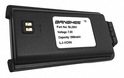 BANSHEE Radio Battery: Fits Hytera, For TC-610/TC-620 Series, 2,000 mAh, Lithium Ion - Batteries for Other Brands