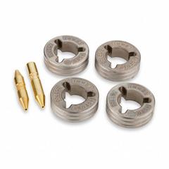 MILLER ELECTRIC Drive Roll & Inlet/Intermediate Guide Kit: 4-Roll, 0.035 in, V-Groove, 50 Series (MPN 046781). Key specifications — For Welder Series: Millermatic 350P; For Wire Feeder Series: 24A; For Wire Type: Solid; Brand: MILLER ELECTRIC; Manufacturer Part Number: 046781.