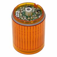 PATLITE Tower Light Module: Steady, 24V DC, Amber, 30 mm Overall Dia, 35 mm Overall Ht, MP/MPS (MPN B72100182-2F1). Key specifications — Brand: PATLITE; Compatible with Series: MP/MPS; Lens Color: Amber; Operating Voltage: 24V DC; Manufacturer Part Number: B72100182-2F1.