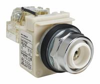 SCHNEIDER ELECTRIC Pilot Light: 30 mm Panel Mounting Size, No Lens Included, LED, 9001K Series (MPN 9001KT38LW). Key specifications — Lens Color: No Lens Included; Series: 9001K; Brand: SCHNEIDER; Includes Push-To-Test: Push-To-Test Included.