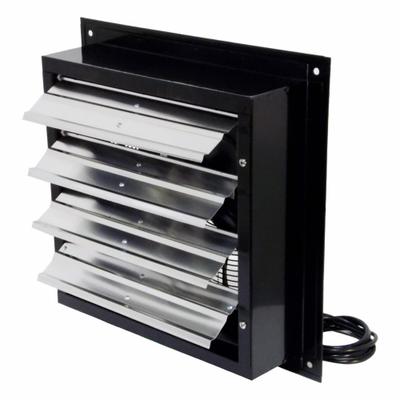CANARM Shutter Mount Exhaust Fan: 12 in Blade, 3 Speed, 1/12 hp, Totally Enclosed Air Over - Quick-Install Plug-In Shutter-Mount Exhaust Fans