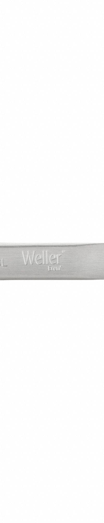 EREM Tweezers: Stainless Steel, Round, Straight Tip, 2 mm Tip Thick - High-Precision Tweezers