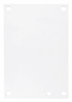 WIEGMANN Interior Panel: Back Panel Panel, 6 in Overall Ht, 4 in Overall Wd, Steel, Powder Coated (MPN N1P0608). Key specifications — Panel Style: Back Panel; Brand: WIEGMANN; Finish: Powder Coated; Manufacturer Part Number: N1P0608; Material: Steel.
