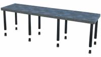 STRUCTURAL PLASTICS Plastic Shelving: 96 in x 24 in, 24 in Overall Ht, 1 Shelves (MPN S9624A). Key specifications — Resistance Properties: Corrosion-Resistant; Frame Material: Plastic; Shelving Material: High Density Polyethylene; Brand: STRUCTURAL PLASTICS.