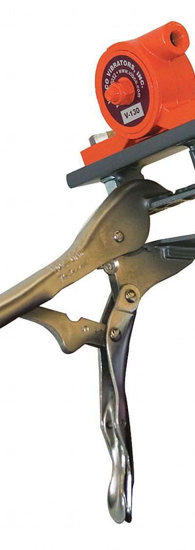 VIBCO Pneumatic Vibrator: VC-130 - Hand Clamp-On Mounting Brackets