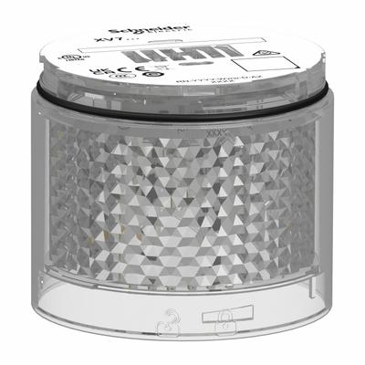 SCHNEIDER Tower Light Module: Steady, 24V AC/DC, White, 2 13/16 in Overall Dia - Steady Light Modules