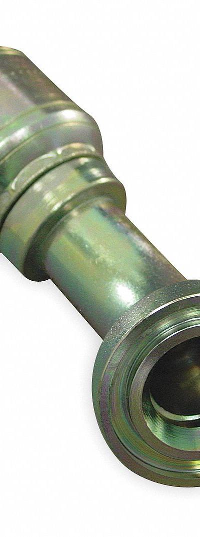 AEROQUIP Hydraulic Flange Fitting: 3/4 in Hydraulic Hose I.D - Crimpable 45° Elbow, Hydraulic Flange Fittings