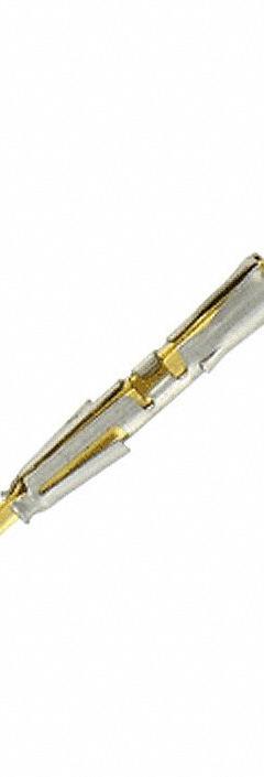 SOURIAU Crimp Contact: SM, #20, Male, Crimp, Gold over Gold Flash, Copper Alloy, Loose Contact (MPN SM24WL3S26). Key specifications — Connection Type: Crimp; Contact Size: #20; Product Packaging Form: Loose Contact; Wire Size (mm2): 0.12-0.25 mm2; Brand: SOURIAU; Pole Material: Copper Alloy; Wire Size: 26 to 24 AWG; Compatible with Series: UTS.