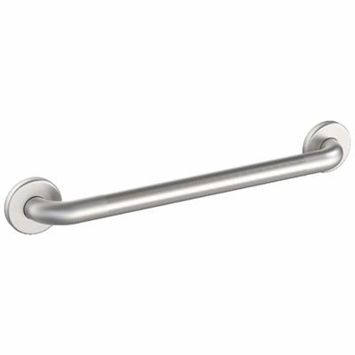 WINGITS Wall Grab Bar: Straight, 36 in Lg, 1 1/4 in Dia, Stainless Steel - Anti-Microbial Grab Bars
