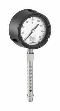 ASHCROFT Pressure Gauge: 0 psi to 60 psi, 4 1/2 in Nominal Dial Size, Bottom, 1/2 in MNPT, 1259 (MPN 451259SD04LXCY5G30/0IMV-042198SS50X5G). Key specifications — Accuracy: +/-0.5%; Gauge Case Material: Polybutylene Terephthalate; Brand: ASHCROFT; Pressure Range: 0 psi to 60 psi; Gauge Wetted Parts: Stainless Steel.