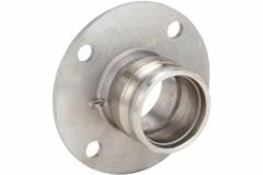 Cam and Groove Adapter: 2 in Coupling Size, 250 psi Max. Working Pressure @ 70 F, Flange (MPN 200-AL-SS). Key specifications — Fitting Type: Flange; Includes Locking Arm: Yes; Body Material: 316 Stainless Steel; Brand: DIXON VALVE & COUPLING.