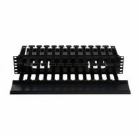 PANDUIT Horizontal Dual-Sided Manager: Horizontal, 2 U, Dual Side Sides, 8 7/8 in Overall Dp, Black (MPN WMPH2E). Key specifications — Color: Black; Includes: Bend Radius Clips; Orientation: Horizontal; Brand: PANDUIT; Material: Plastic; Number of Sides: Dual Side; Product Type: Dual-Sided Manager.